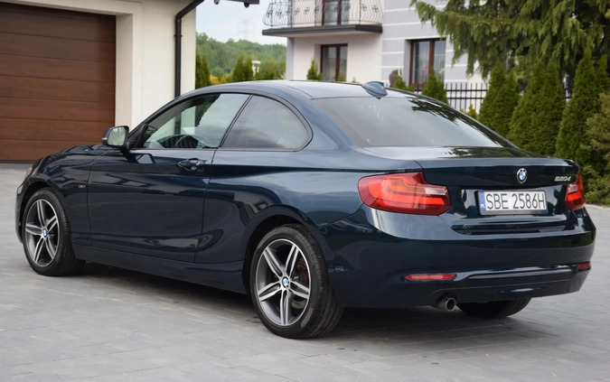BMW Seria 2 cena 54900 przebieg: 217700, rok produkcji 2014 z Siewierz małe 254